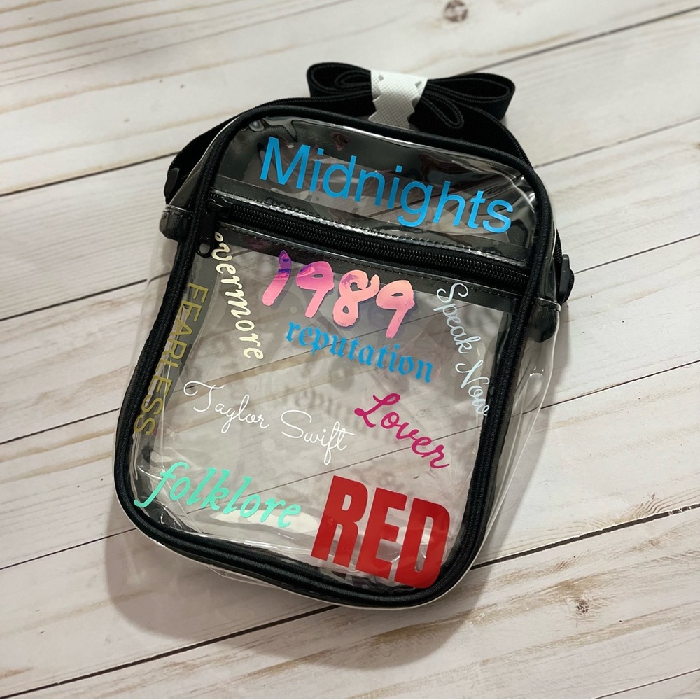 The Eras Tour Stadium Approved Clear Bag, Midnights Decorated Bag for stadiums